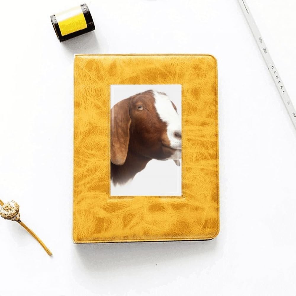 no/no Sheep Side Eyes Ears Art Deco Fashion Photo Album Family Wedding Picture 4x6