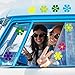 Outus 60 Pieces Flower Shaped Cutouts 60s 70s 80s Mini Retro Car Flower Cutouts for Hippie Party Craft Home Wall Decoration(4.3
