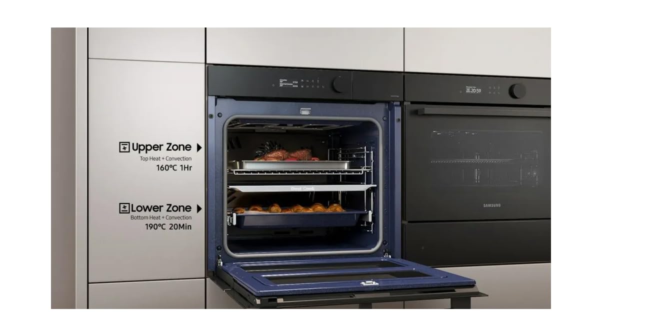 Forno Samsung Dual Cook Flex™ Serie 5 76L NV7B5740TBS