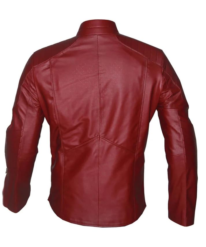 Men’s Clark Kent Tom Welling Genuine Leather Jacket Super4