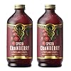 Portland Syrups Spiced Cranberry Syrup - Drink Mixer for Crafting Cocktails, Mocktails, Seasonal Beverages - Flavor Enhancer for Soda, Punch, and Mulled Drinks - 12 oz Bottle, 24 Servings, Pack of 2