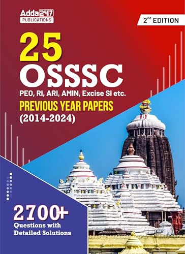 25 OSSSC Previous Year Book (2014-2024) | 2700+ Questions with de...