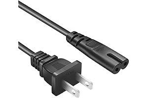 6ft TV Power Cord Samsung Replacement Cable