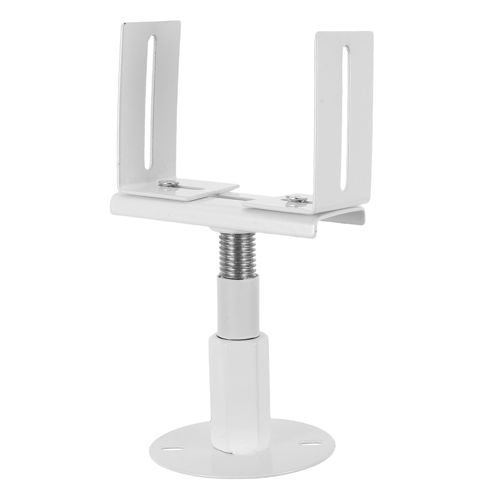 Support de Radiateur Sol en Acier Réglable Hauteur 8-13 CM Largeur 3-22 CM Support L pour Radiateur Colonne Fixation Stable pour Maison Bureau et Hôtel