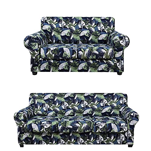 Hyha Printed Stretch Sofa Covers For 3 Cushion Couch cover