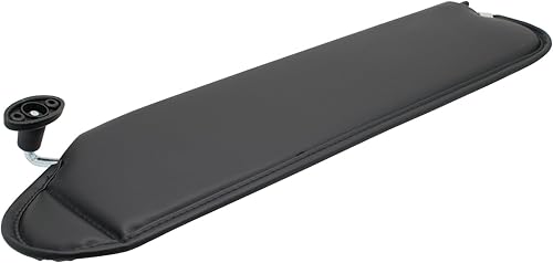 Miniatura 1 de NHILES Visera solar izquierda para conductor compatible con Jeep Wrangler TJ 1997 1998 1999 2000 2001 2002 Número de repuesto de parasol 5EP35 LAZAE
