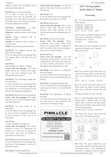 Image of Pinnacle SSC Stenographer Grade C & D 20 Previous Years Solved Papers ( 2017 - 2025 ) ( For 2026 - 27 Exam )