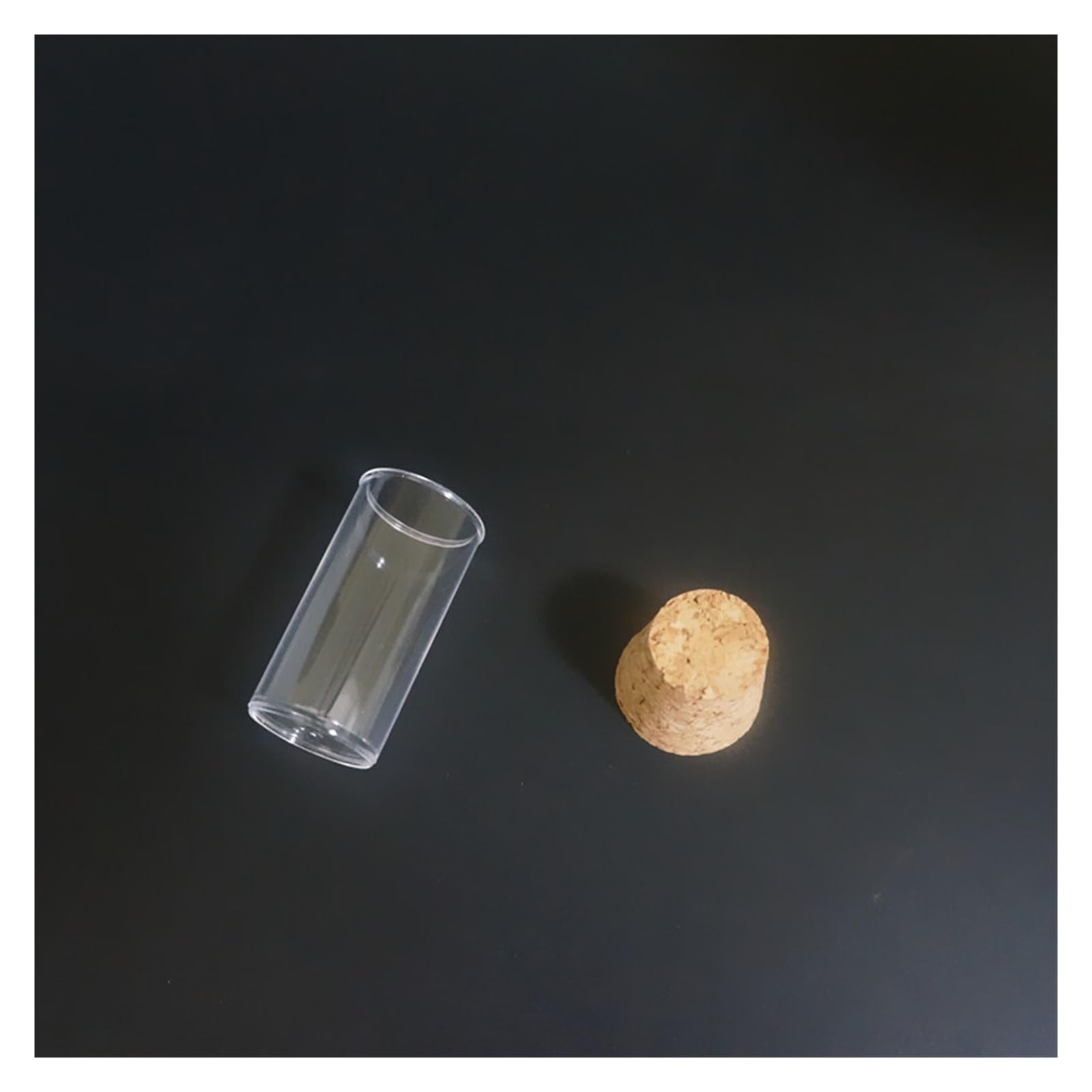 20 Sztuk 30 Sztuk 50 Sztuk 100 Sztuk 24x45mm Płaskie Dno Herbaty Plastikowa Probówka Kultura Probówka Z Korkami(100pcs)