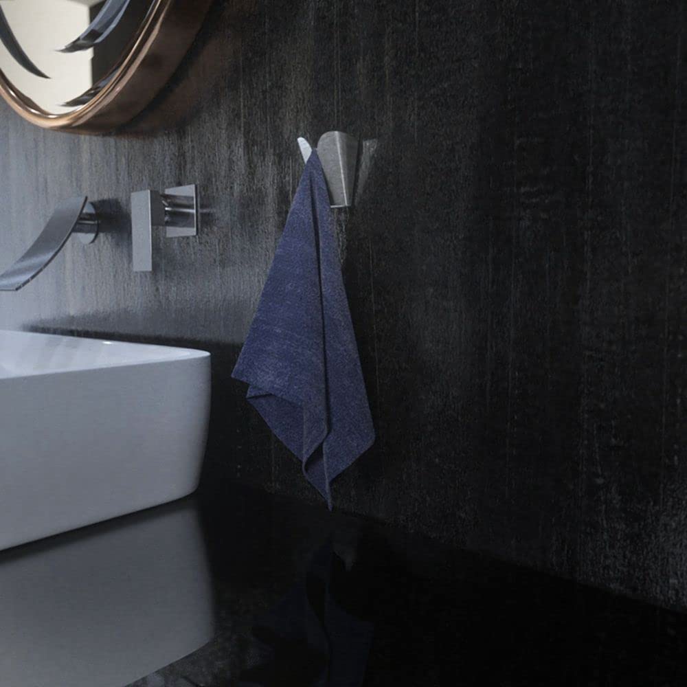 Amazon.co.jp: タオルフック2個、シンプルなバスルームフック