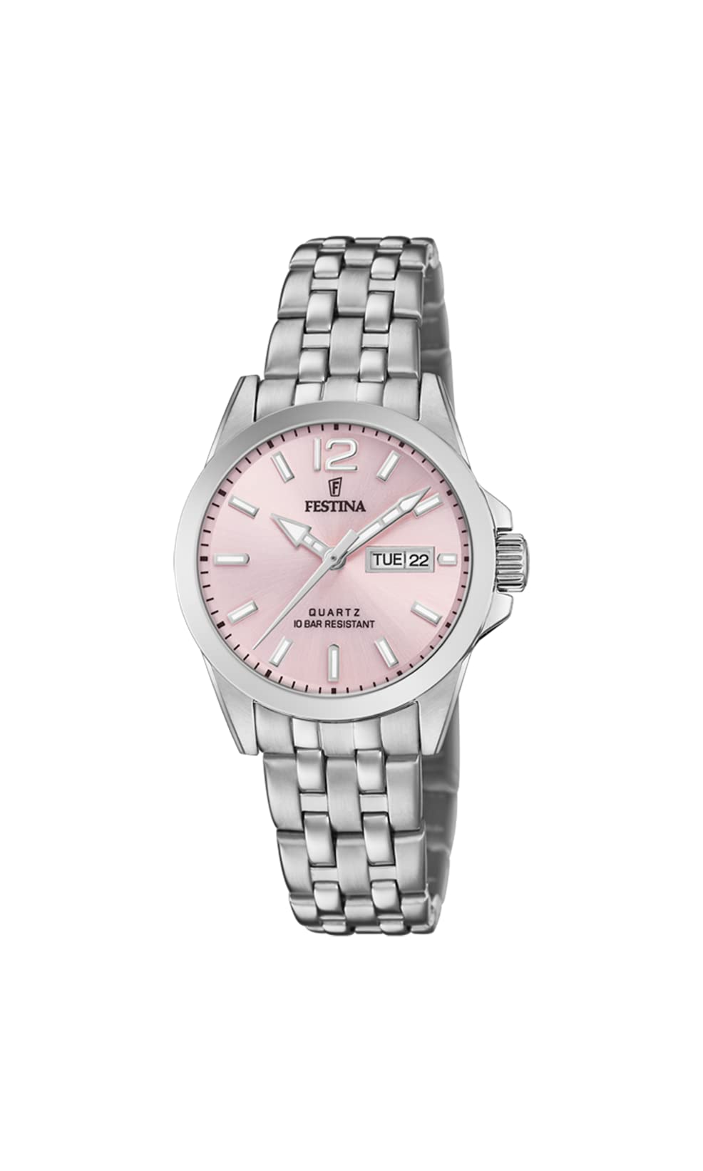 FestinaReloj Analógico para Mujer de Cuarzo con Correa en Acero Inoxidable F20455/2