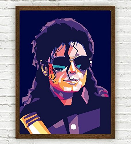 Michael J Premium Limited Poster Artwork - Professional Wall Art Merchandise - Hanging Decor For Rooms - Great Gift Idea (8x10)