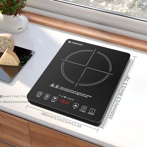 Cocina de inducción 1800W con control táctil y temporizador miniatura 4
