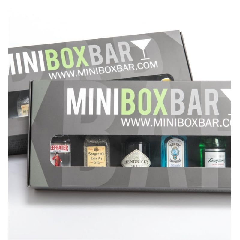 Pack GINKIT - Colección Premium de Miniaturas de Ginebra para Cata - Ideal para Amantes del Gin Tonic