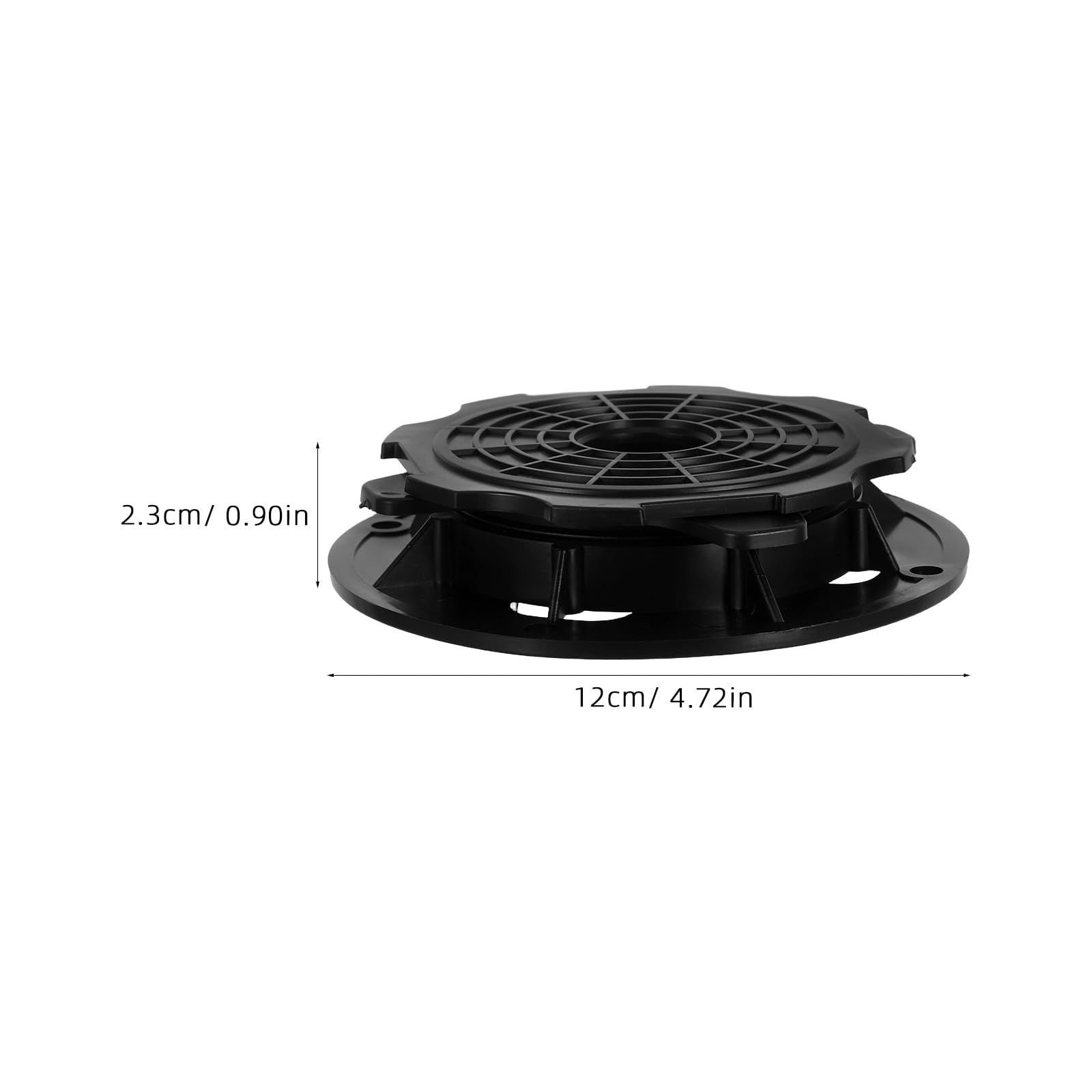 Sosoport 4 Soportes Ajustables para Terraza Exterior Pedestal de Plástico Resistente para Nivelar y Elevar Suelo de 22-40 MM Soporte para Tarimas y Adoquines Drenaje y Durabilidad UV