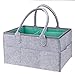 Baby Windel Caddy Organizer Korb Filz Tragbar Kindergarten Tasche groß Auto Travel Storage Bin für Wickelkommode, Beißring, Windel, Lätzchen Dusche Geschenk Korb