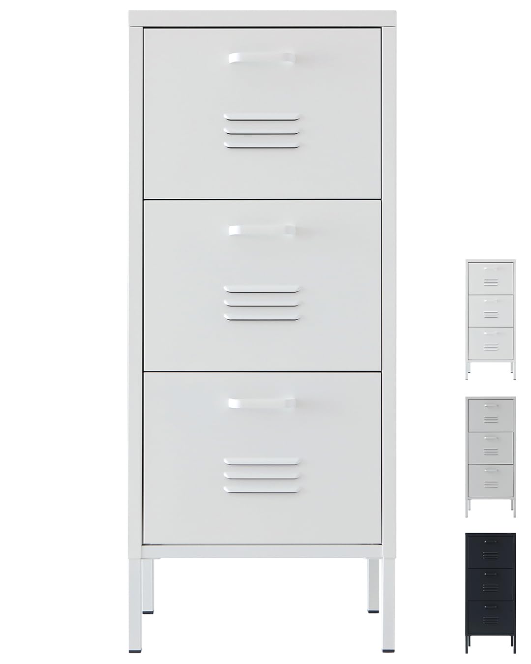 Amazon.com: MARKETB Storage Cabinet, 3-Tier Steel Office File 
