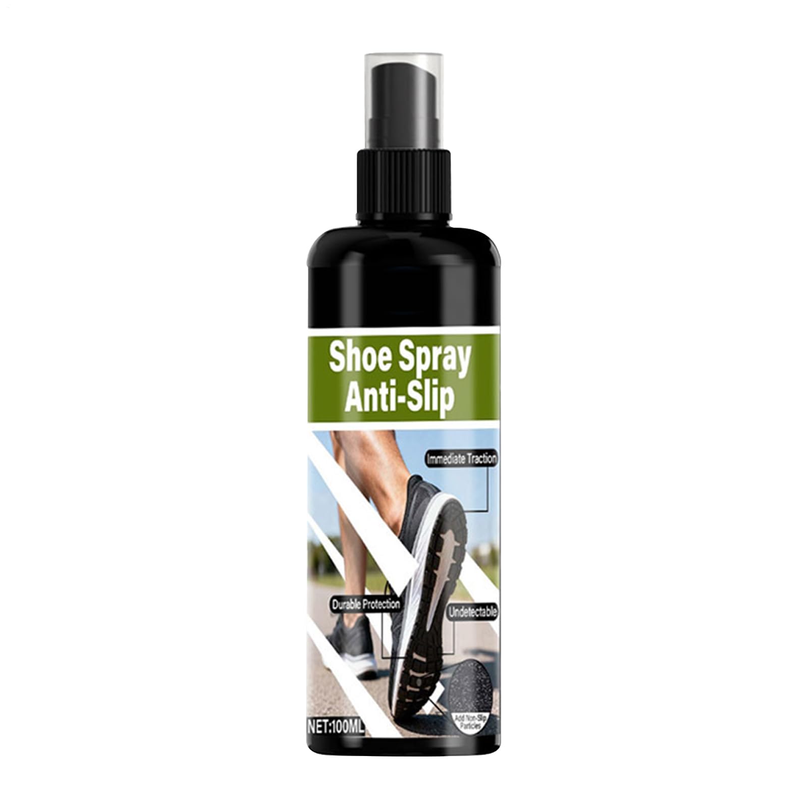 Spray Anti-dérapant Pour Chaussures – 100 Ml, Adhérence Renforcée Pour Baskets, Boots, Sport (basket, Foot, Tennis, Rando, Camping)