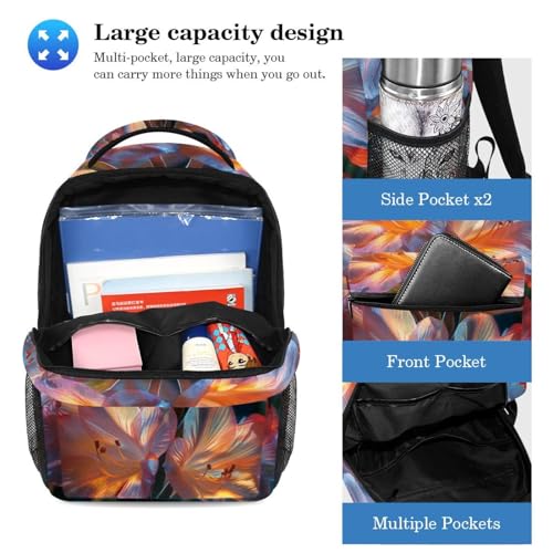 Sac à dos grande capacité anti-mal de dos pour lycéenne avec trousse