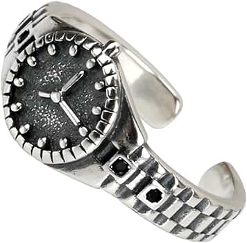 4℃ リング　ウォッチ　稼動品　silver925 美品 Amazon | [silver KYASYA]シルバー925 時計リング ウォッチ 腕時計