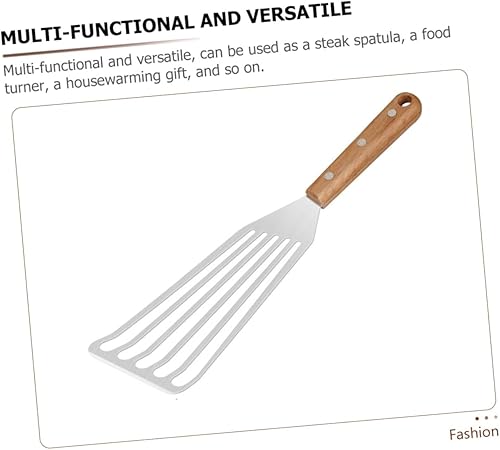 Miniatura 4 de SUPVOX Pala de pescado de acero inoxidable, espátula de barbacoa para parrilla, espátula de espátula de espátula de espátula de espátula para freír