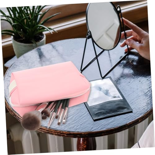 Pochette de rangement cosmétique toile compacte et pratique