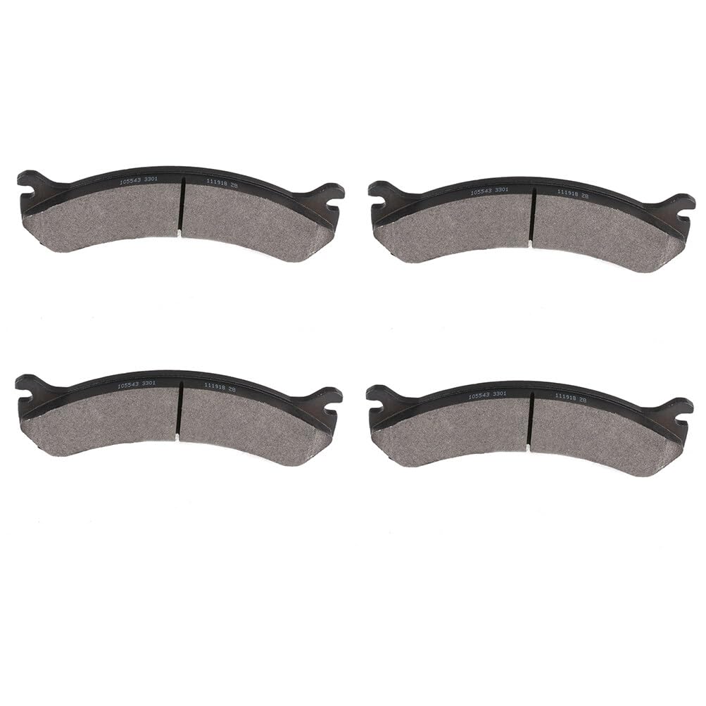 SCITOO D784 Front Semi-Metal Brake Pads Sets Fit For Cadillac,For Chevy,For GMC | For Cadillac 2003-2004 2008-2009 2011,For Chevrolet 2000-2020,For GMC 2000-2020,For Hummer 2003-2006