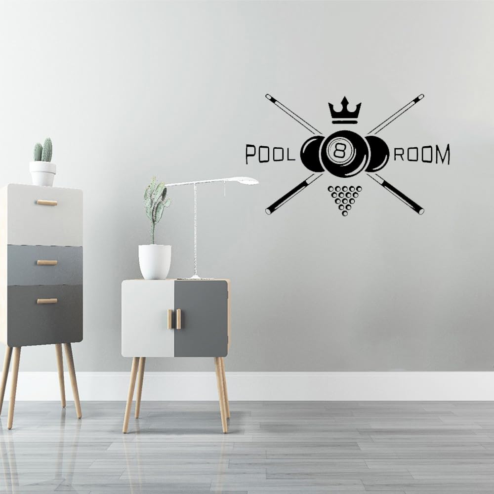 GADGETS WRAP Wall Decal Vinyl Sticker Pool Room Billiard for Office Home Wall Decoration