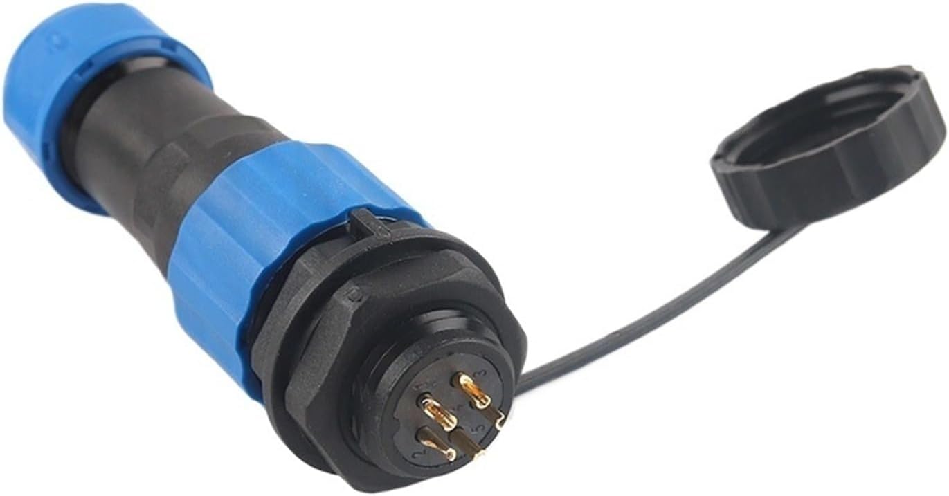 1 Set of SP16 Wire Connector 2/3/4/5/6/7/9 pin Back nut Solder Connection(SP16-2L)