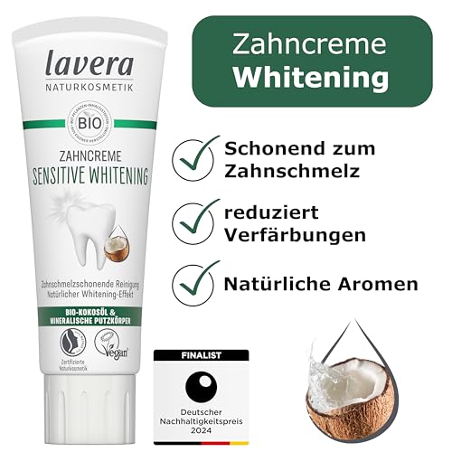 lavera Sensitive Whitening Zahncreme 75 ml – Ansicht 3