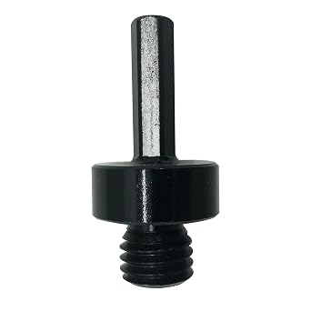Core Drill Bit Arbor Adapter, 5/8"-11 Thread to 3/8" Hex Shank for Threaded Diamond Hole Saw Drill Bits Attachment Arbor Shaft Adapter