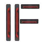 Einfach zu installieren und zu reinigen: Die Rückseite der Einstiegsleisten ist selbstklebend und haftet stark. Die Oberfläche ist glatt, egal ob Schmutz oder Staub, sie kann leicht mit einem feuchten Tuch abgewischt werden.