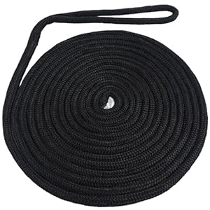 NJIEzhao Doppelt Geflochtene Dockleine Bootsseil 1 Stück