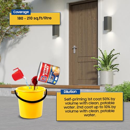 Image of Nippon Paint Durafresh Solo Exterior Emulsion Paint (Cozy Hearth, 20 L)