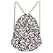 Showudesigns Animal puzzle Motif Cordon de serrage Sac à dos pour enfants Adulte Voyage Sac à bandoulière M Couleur 2