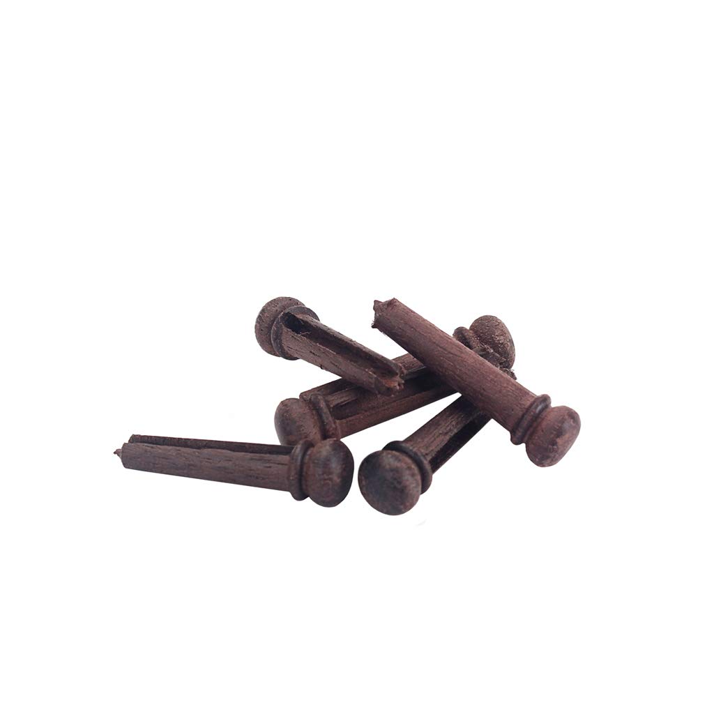 RuiJOTWAT 6pcs Rosewood Guitar Bridge Pins Guitar Pressure String Nails Pin - Image 4
