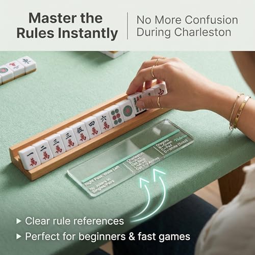Lector personalizado de líneas Mahjong acrílico miniatura 3