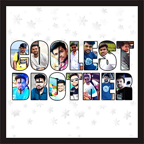 Express-O-Board Personalised Rakshabandhan Gift for Brother Photo Frame (12 In x 12 In)