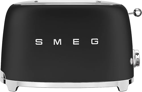 Miniatura 2 de SMEG Tostadora de 2 rebanadas con estantes para sándwich, color negro