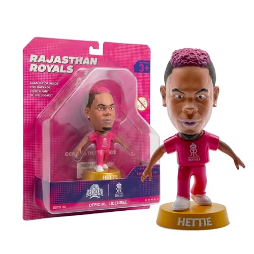 Image of Action Figure, IPL Edition 360 Rotatable Head, Cricket Player for Fans & Collectors (3 Inch Shimron Hetmyer)