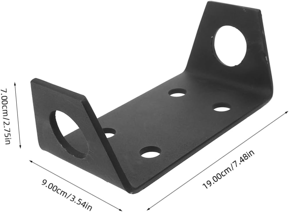 2Pcs Heavy Duty ATV Hitch Winch Mount Plates Durable Trailer Hitch Bracket for Off Road Vehicles User Friendly Installation Multi Functional Winch Cradle Mounting