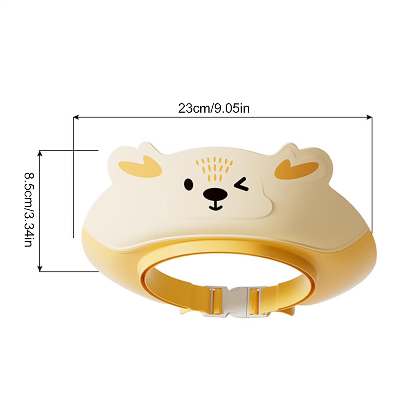 Baby Shower Shampoo Hat, Adjustable Bath Visor for Children 23x23x8.5cm, Ear Protection Shampooing Hat, Hair Washing Protection for Boys and Girls, Safe Bathing Supplies
