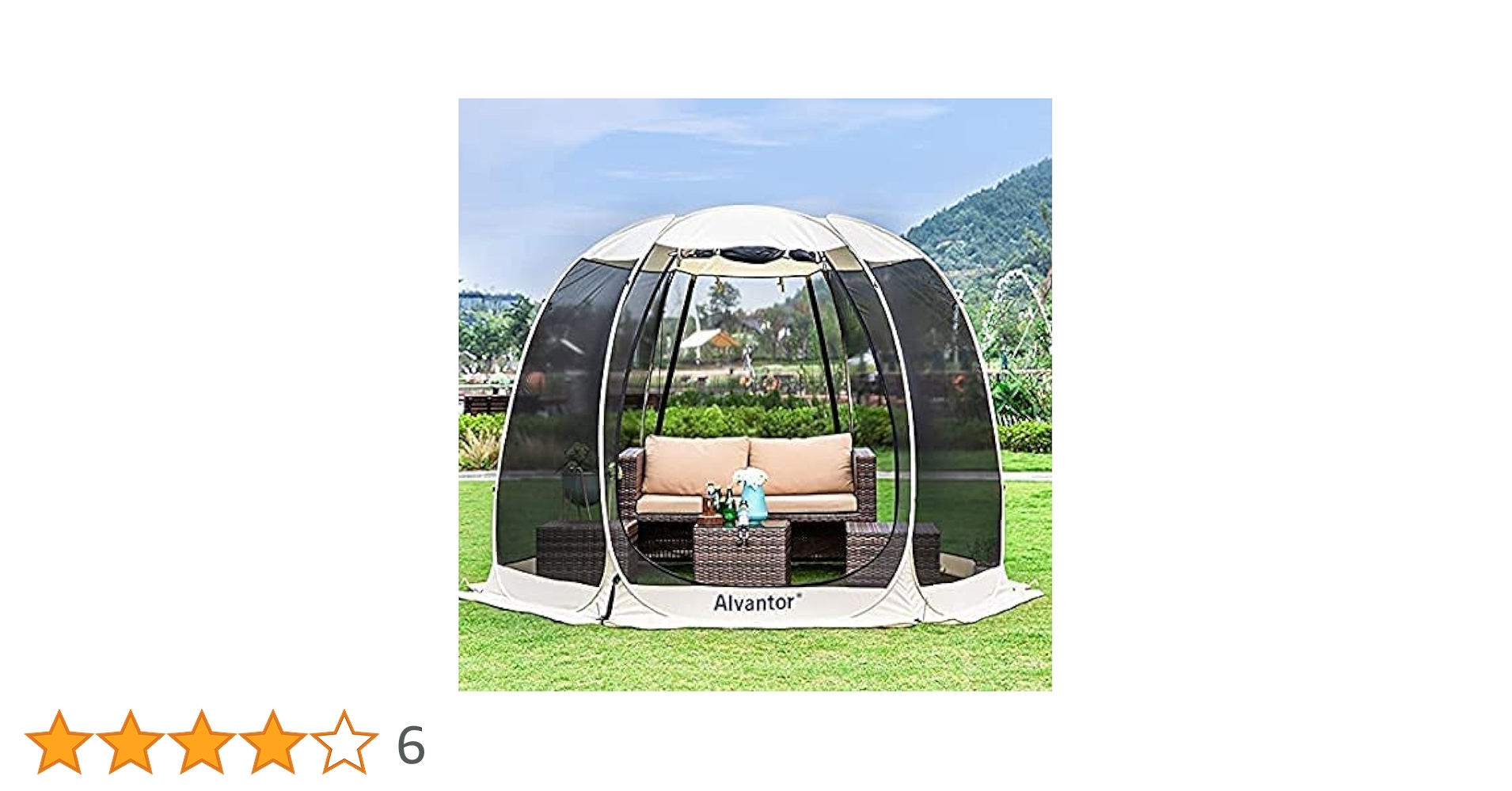 Amazon | Alvantor スクリーンハウス ドームテント 4－6人用