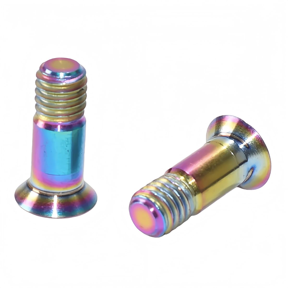 Batum 2Pcs TC4 Titanium M5x14.2 Derailleur Pulley Screws Colorful PVD Coated