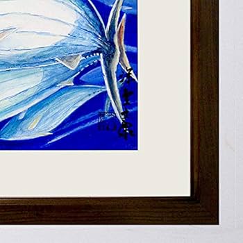 Amazon.co.jp: 安藤洋重『勝つ魚の群れ』洋画 動物画 魚 カツオ 鰹 勝