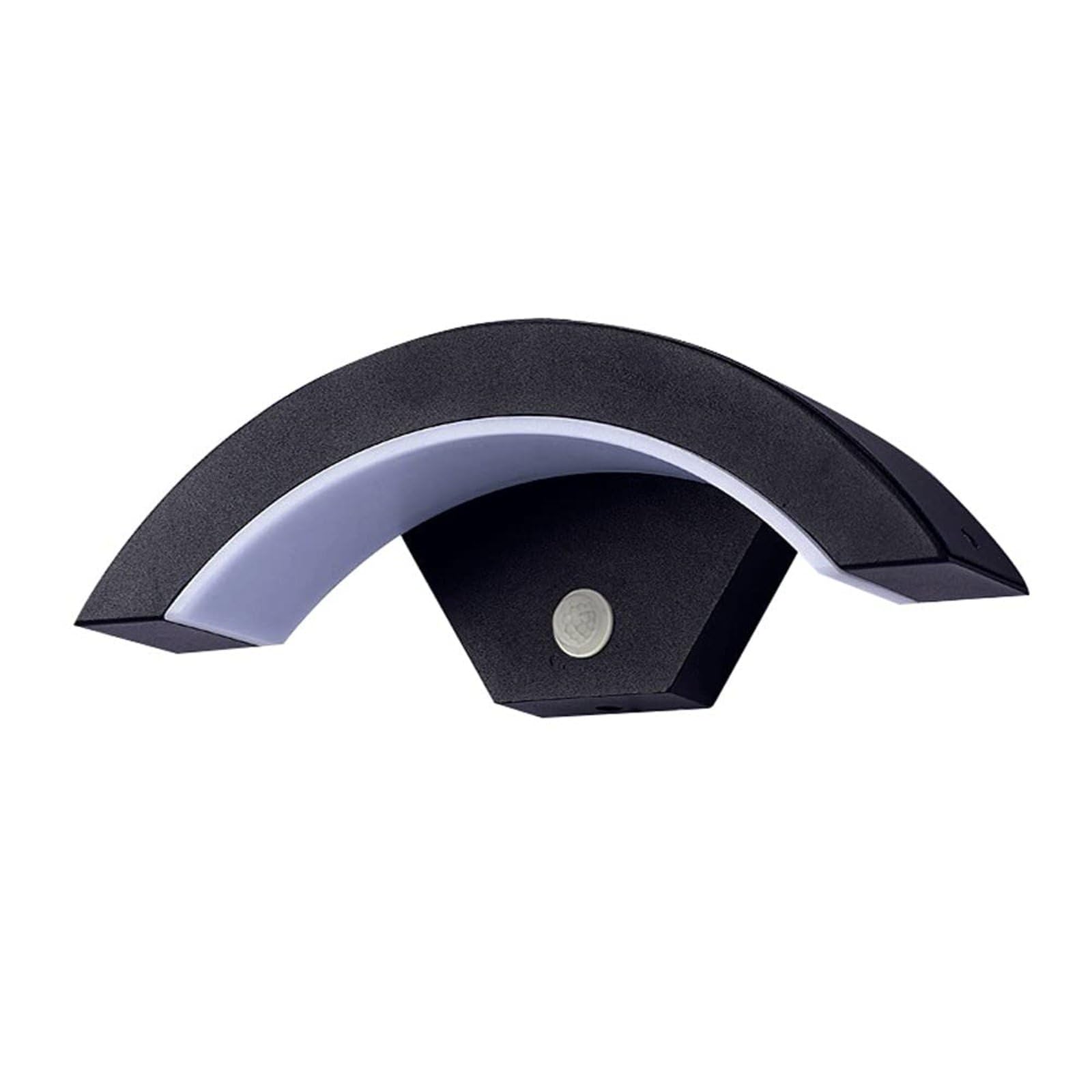 SMCCYYSD Black Arch Design Wall Sconces, Integrated LED Motion Sensor Outdoor Light, Modern Weatherproof Fixture Security Lamp for Porch, Gardens, Driveways