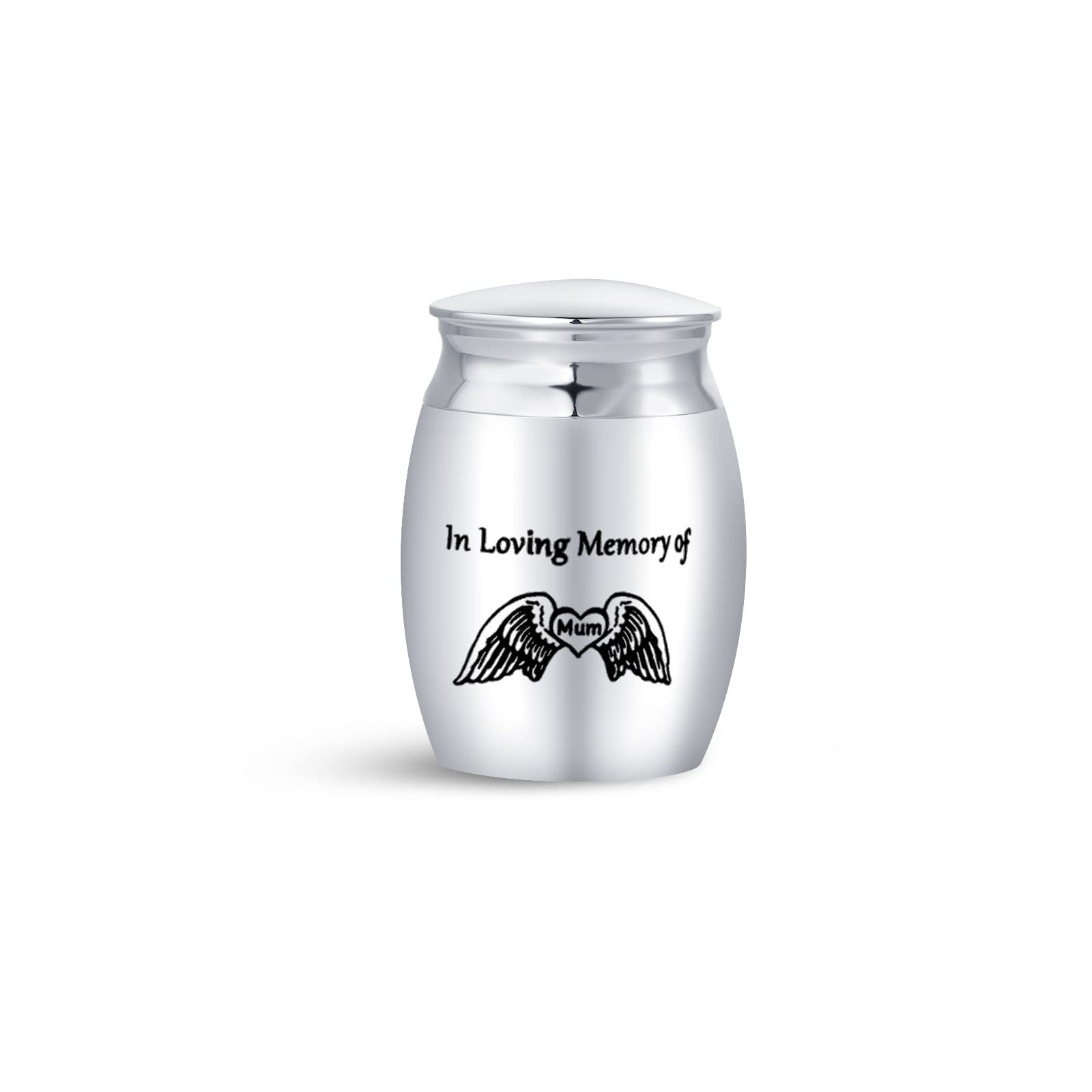 LSxAB In Loving Memory of Mum Cremation Urn for Human Ashes Adult Small Funeral Share Urns Decorative Keepsake