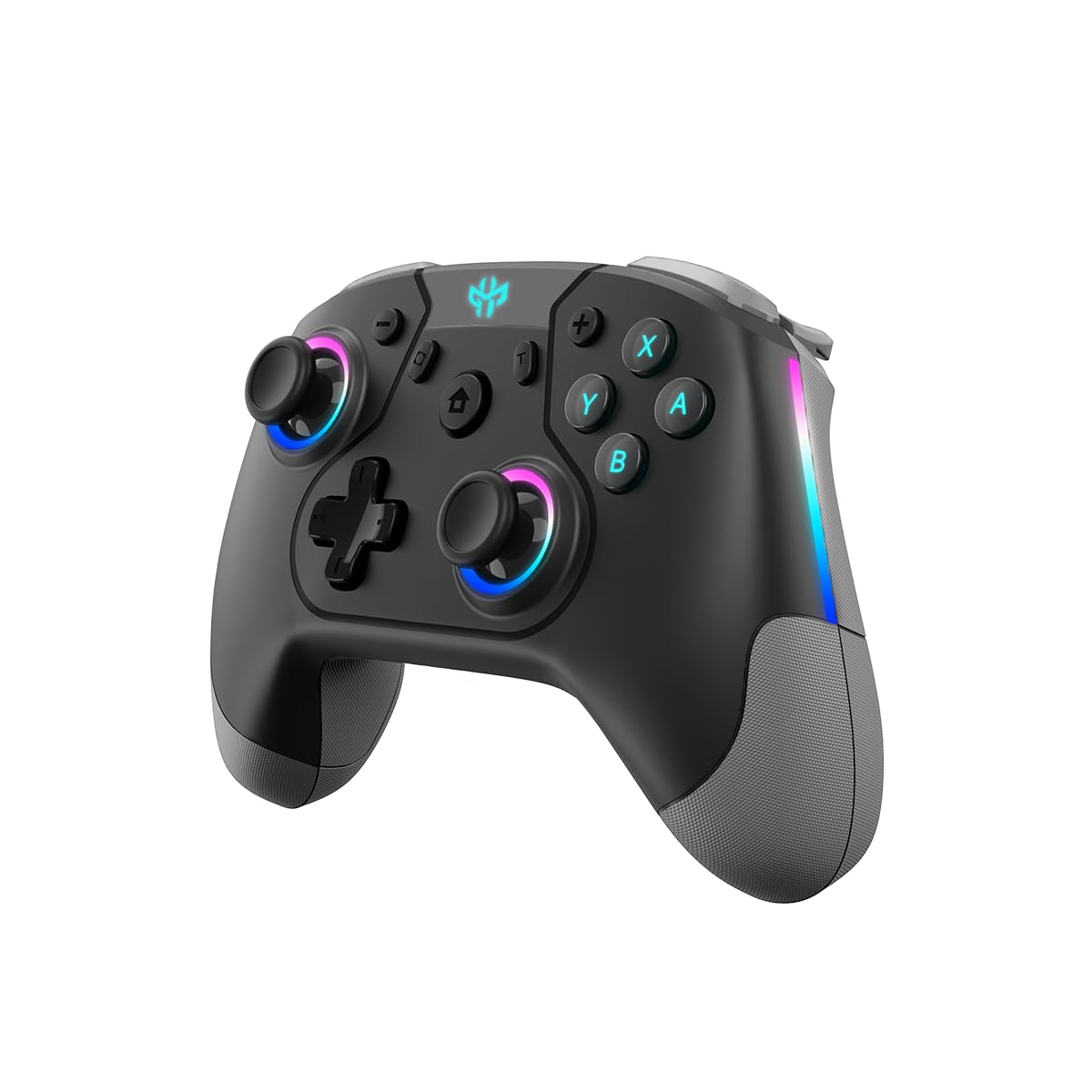 GXM Switch E-Sports Alpha Pro Controller with RGB Lights for Nintendo Switch – Black | Customizable LED Lighting & Dual PC Mode Compatibility