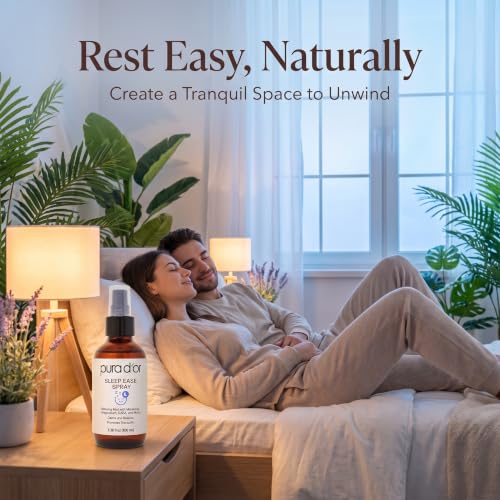 PURA D'OR 3.38 Oz Sleep Ease Spray – Relaxing Mist with Botanical Extracts – Infused with Melatonin, Magnesium & GABA – Supports Tranquility & Relaxation - image 7