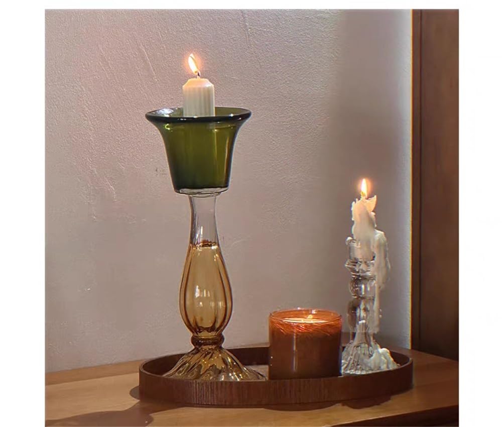Porta Candele Portacandele decorativo a candelabro a testa singola Decorazione
