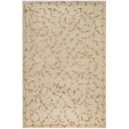 SAFAVIEH Tibetan 8x10 Hand-Knotted Silk & Wool Rug